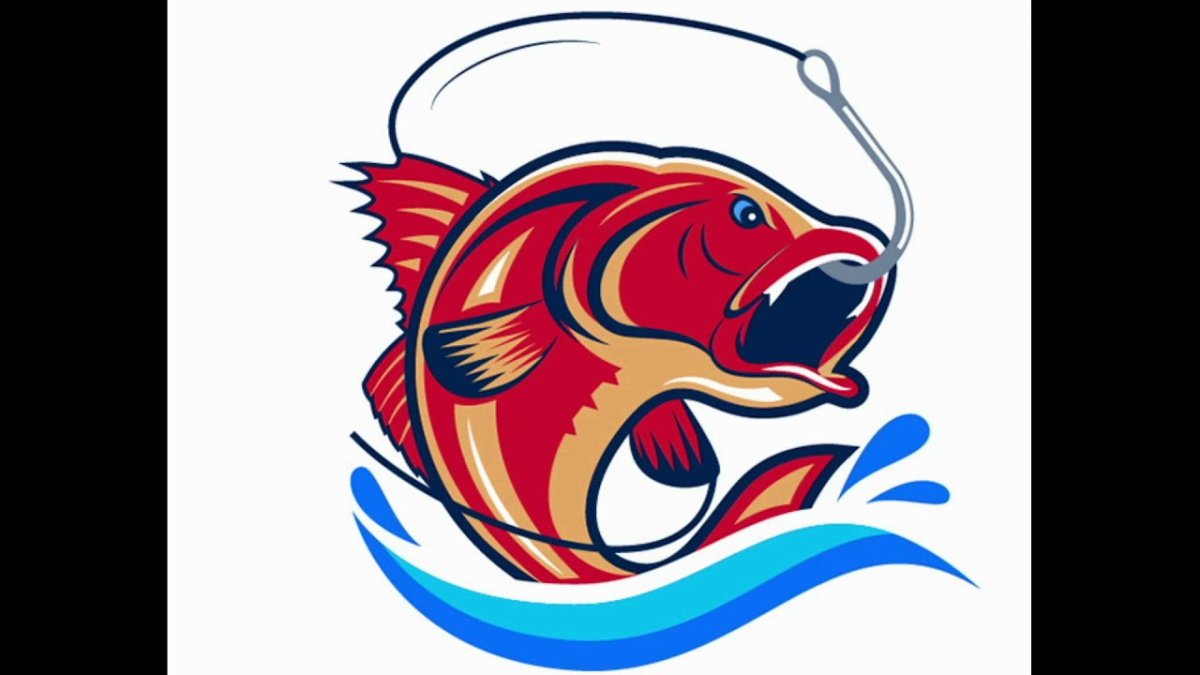 Логотип рыбалка