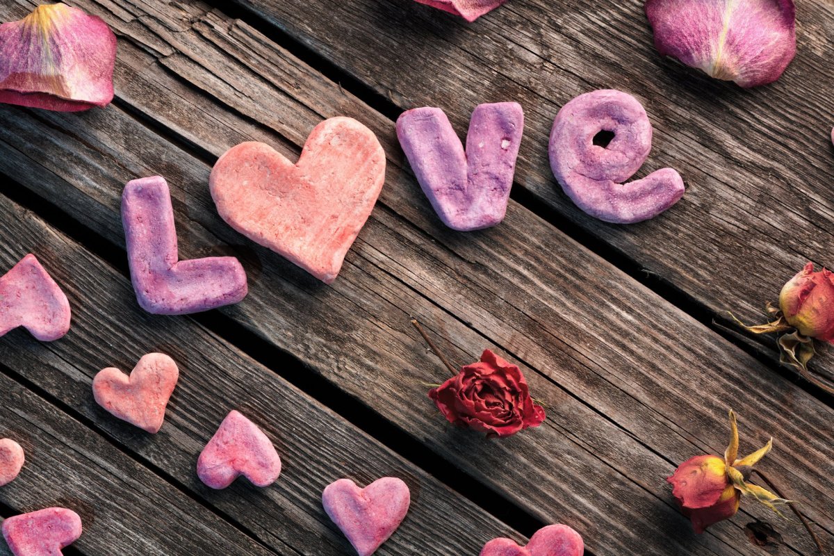 Обои любовь