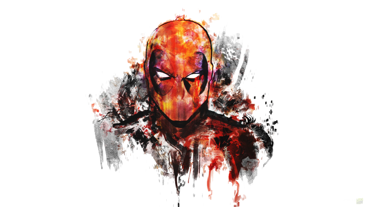 Дэдпул лежит