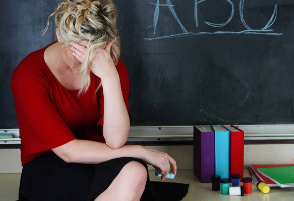 Растерянный учитель