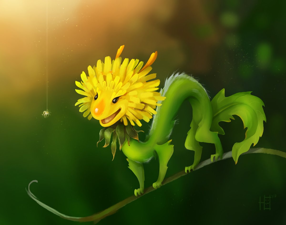 Фэнтези одуванчики