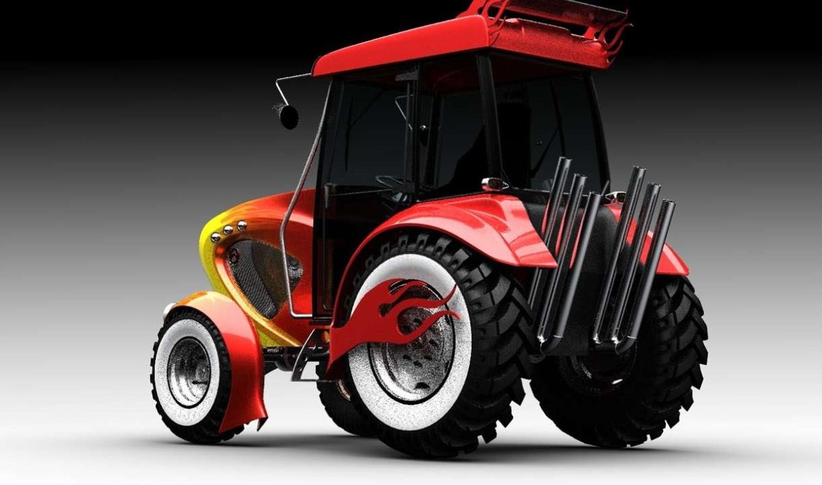 Трехколесный трактор Дюна