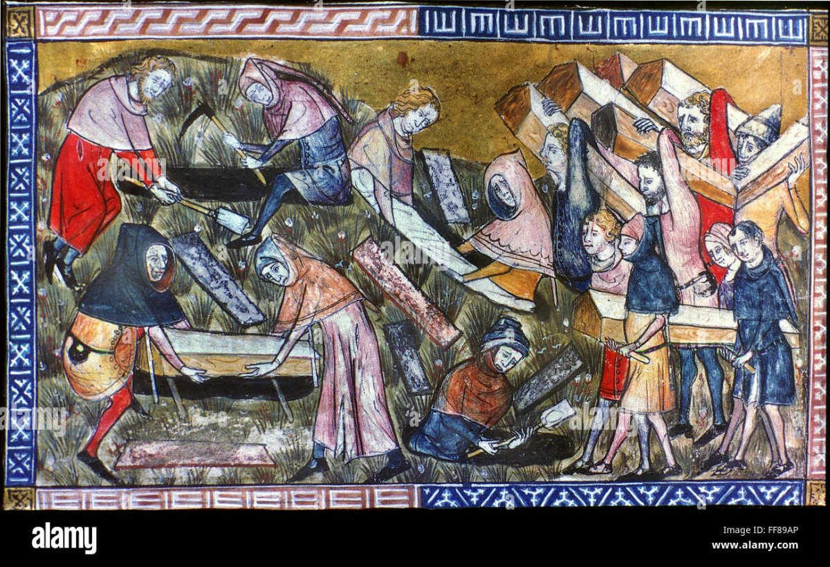 Эпидемия чумы в Европе 14 века