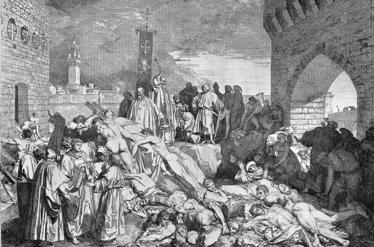 Бубонная чума Флоренция 1348