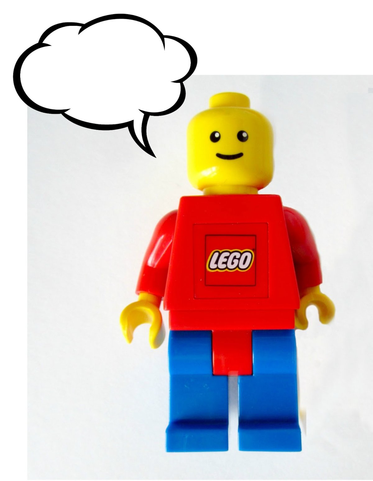 Лего человечек задумался