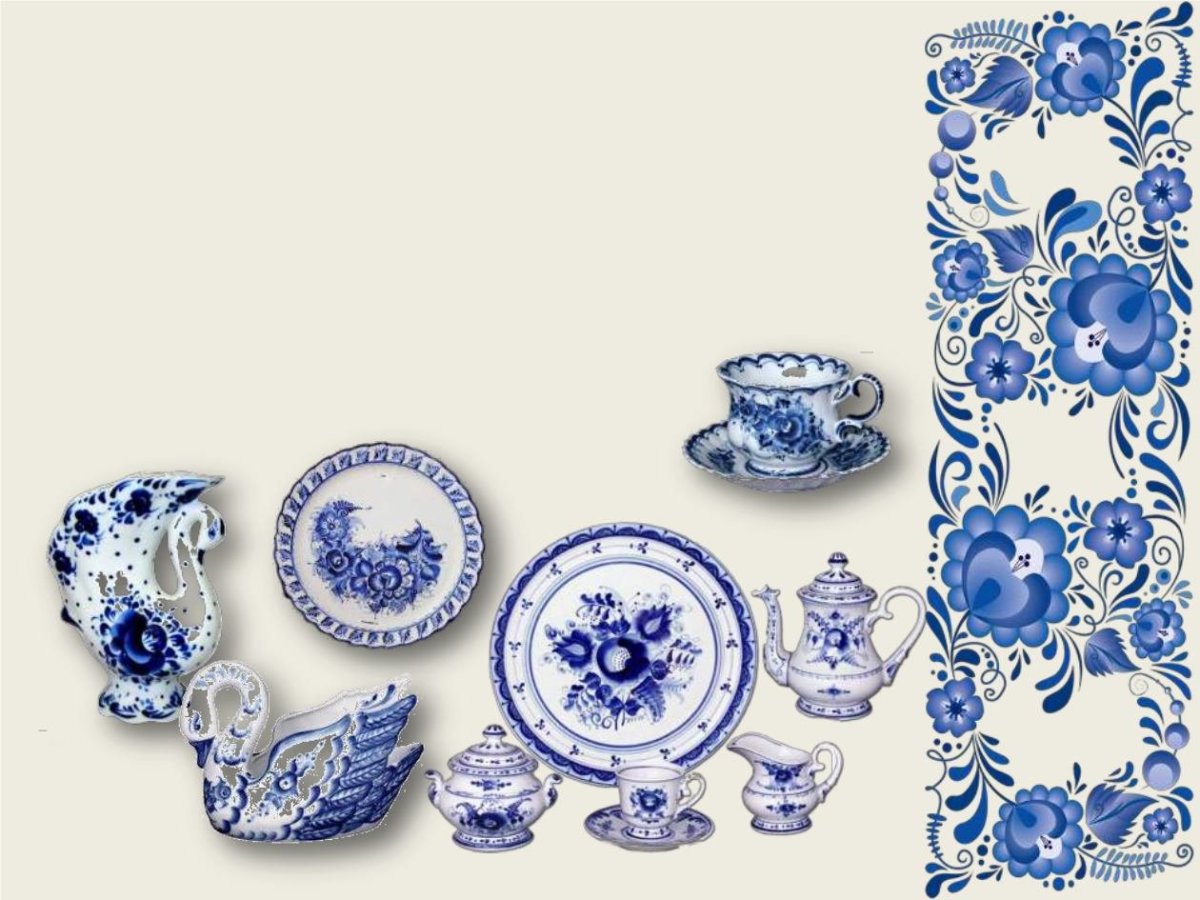 Гжель роспись капитина