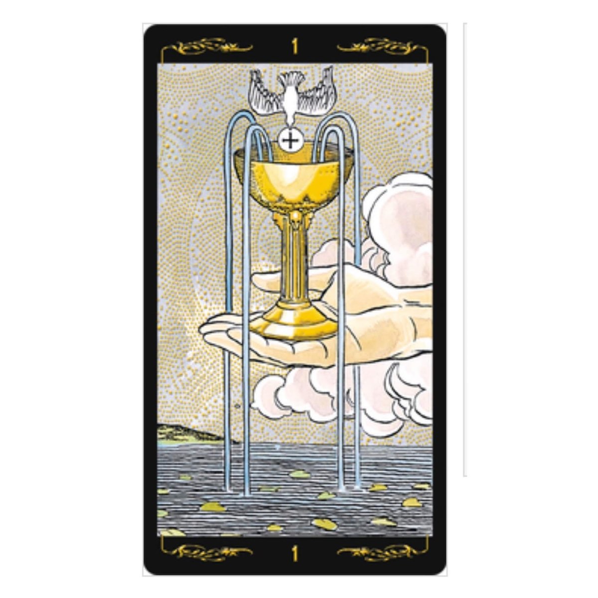 Туз кубков Таро зеленой ведьмы