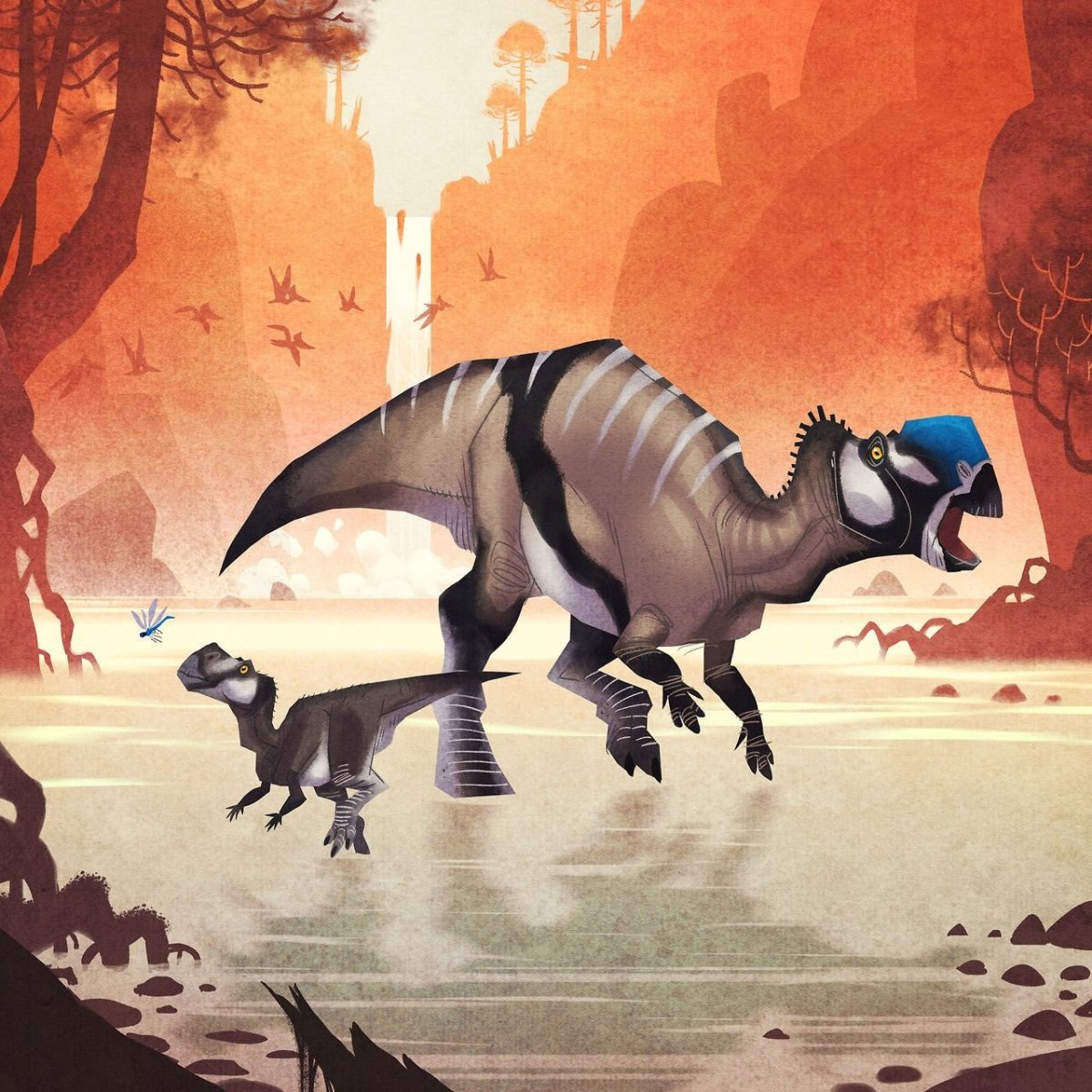 Юхан Эгеркранс динозавры