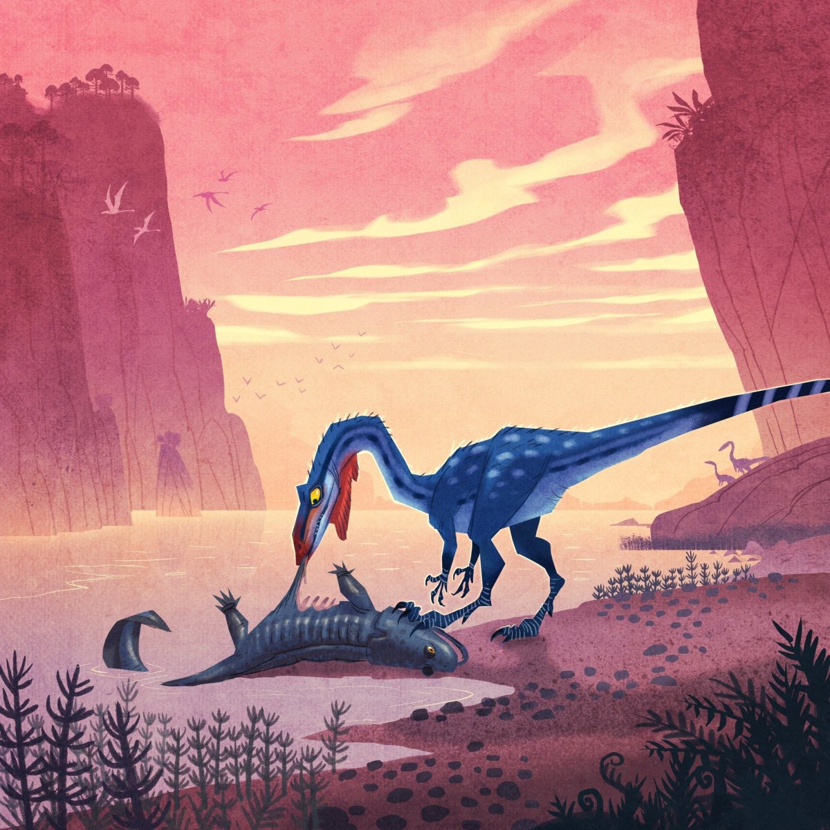 Johan Egerkrans динозавры