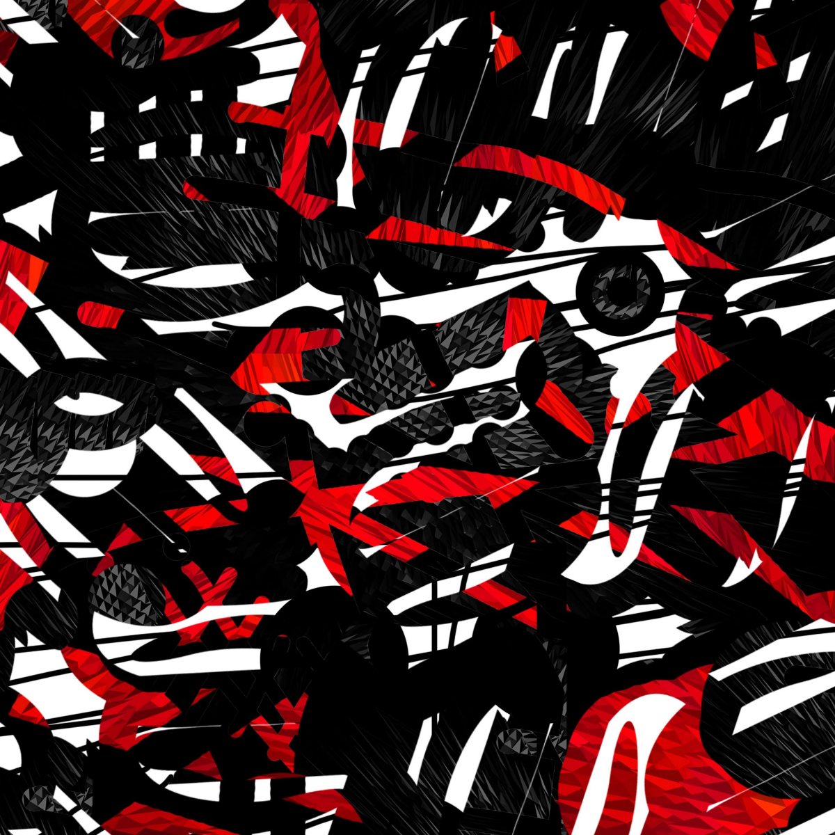 Абстракция в красных тонах