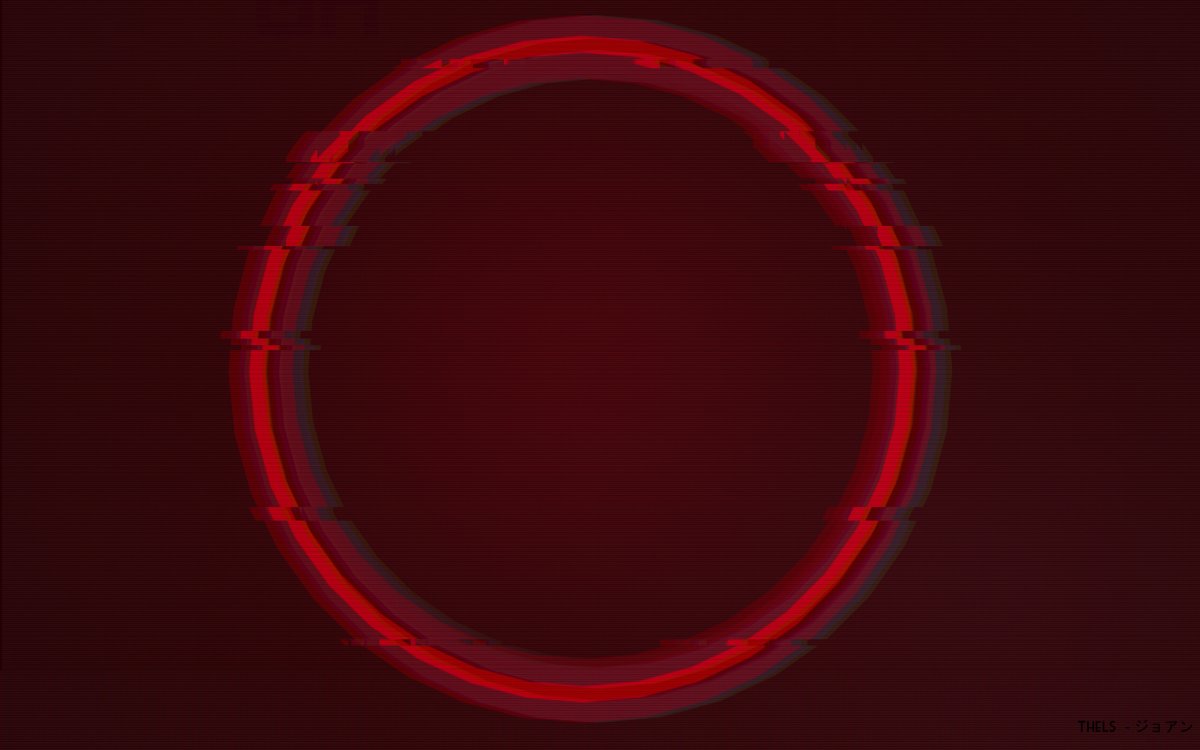 Оранжевый круг на черном фоне