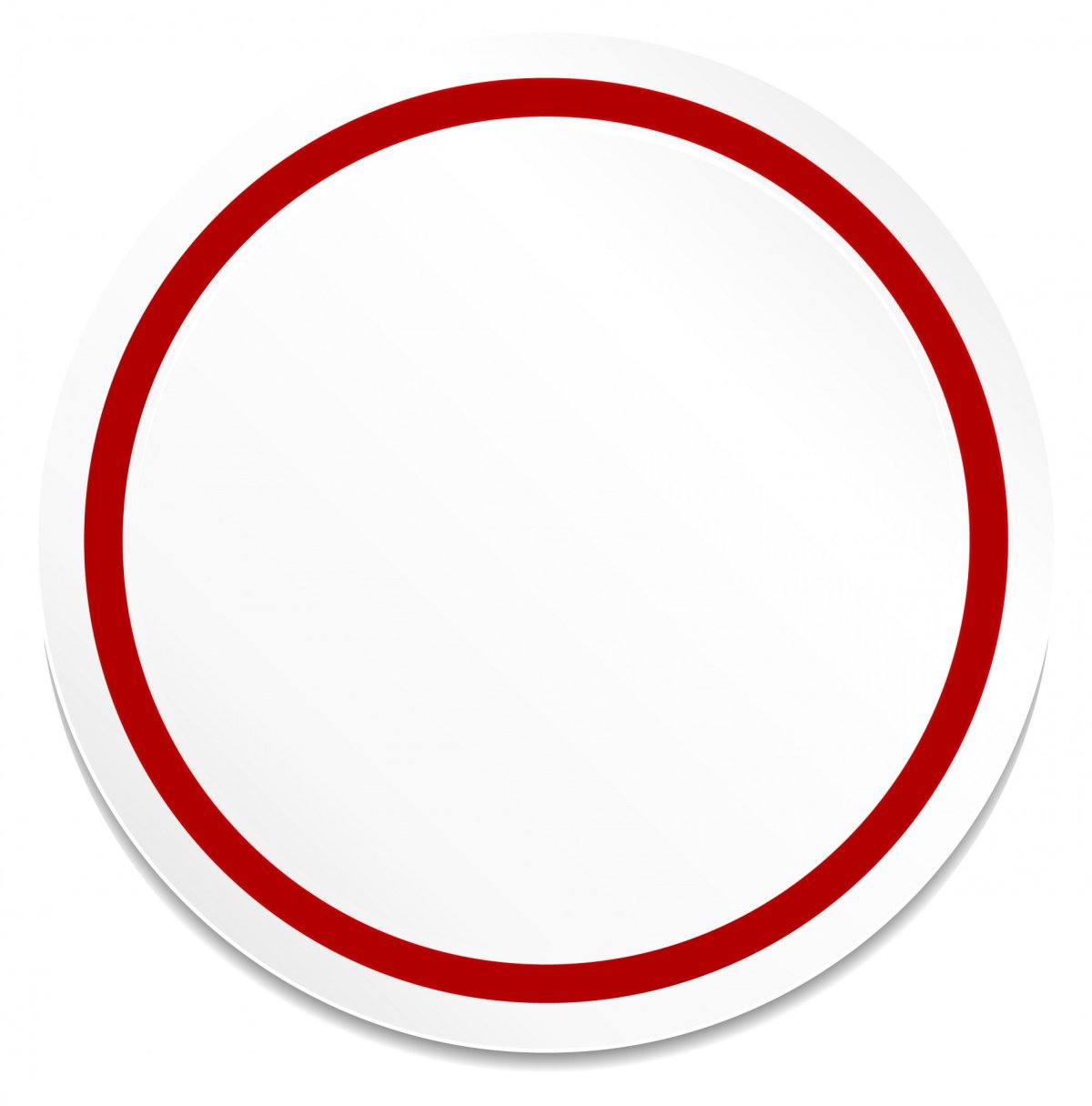 Красный круг