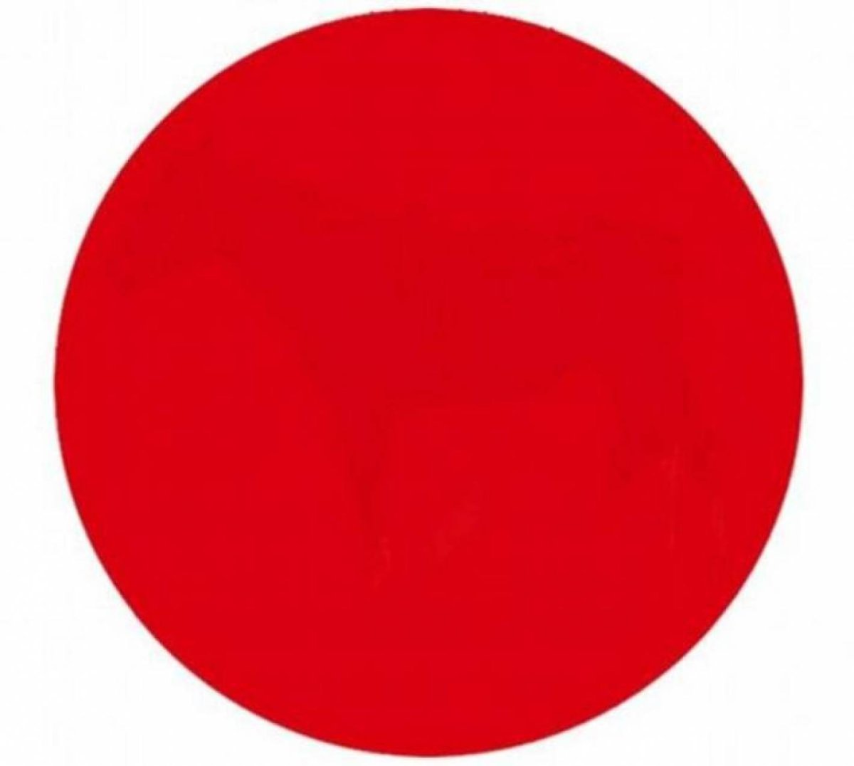 Красный круг светофора