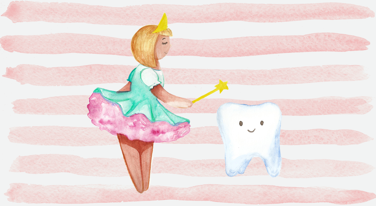 Открытка зубная Фея