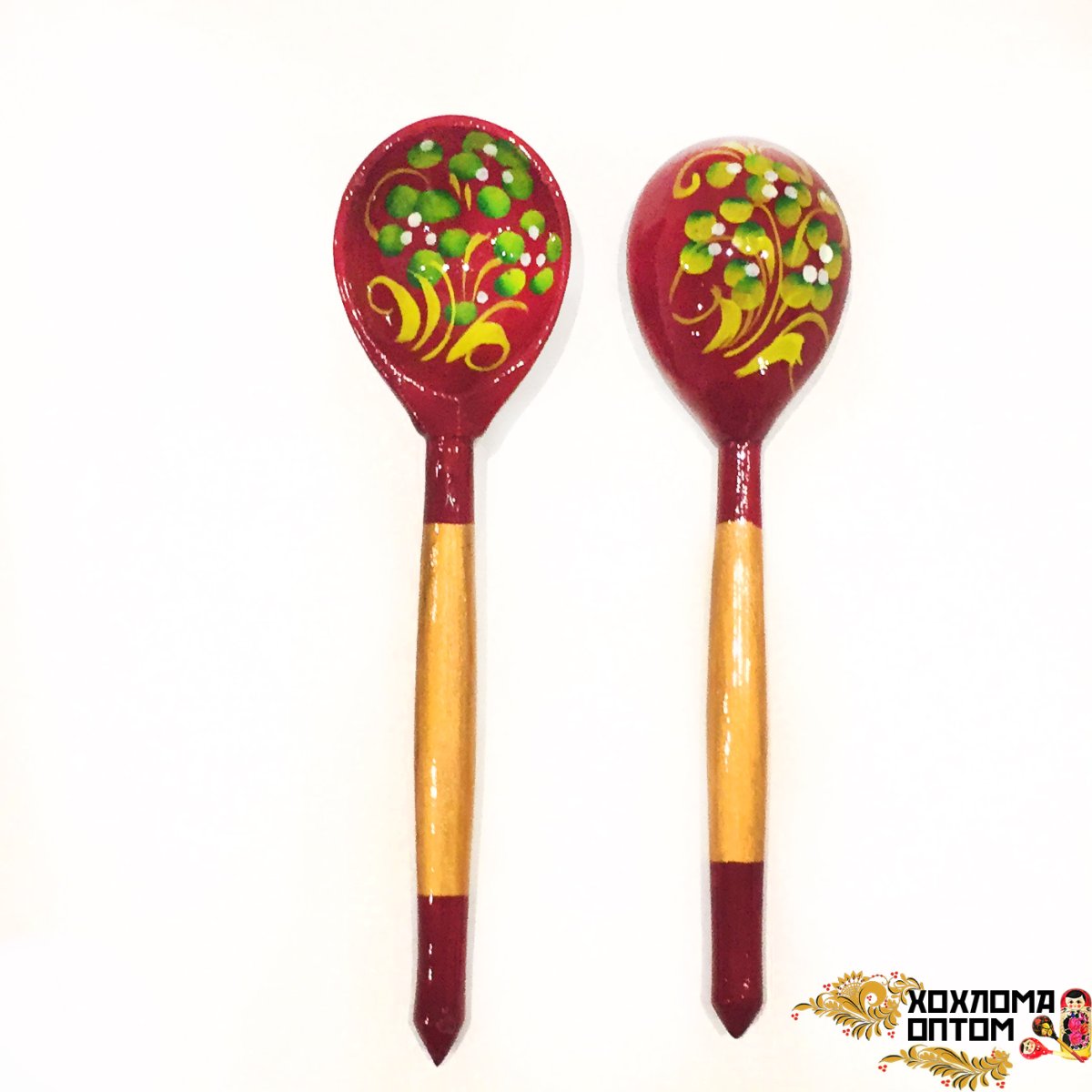 Ложка деревянная в стиле ню