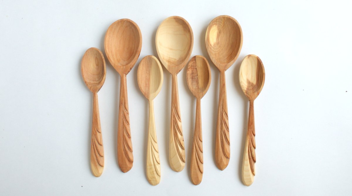 Старинные деревянные ложки