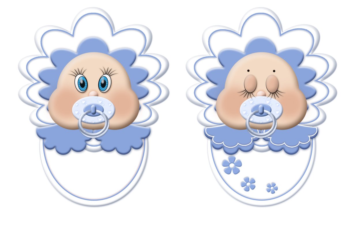 Малыш в чепчике рисунок