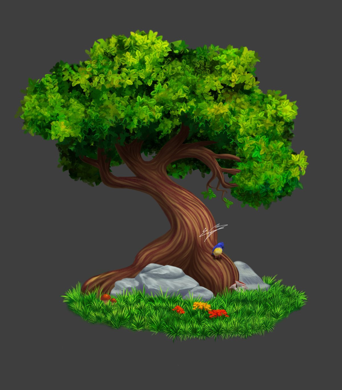 Сказочное и мультяшное дерево