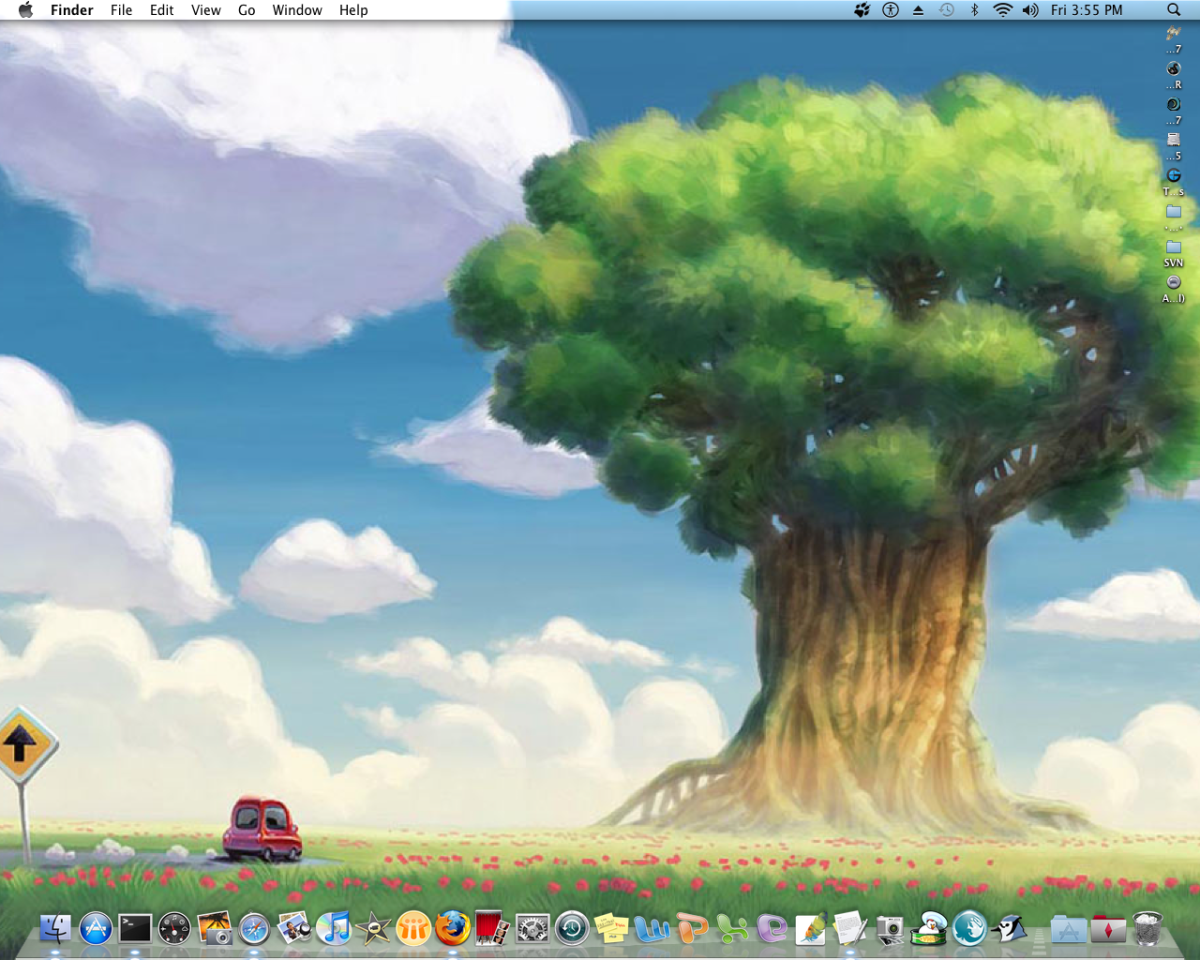 Дерево мультяшное