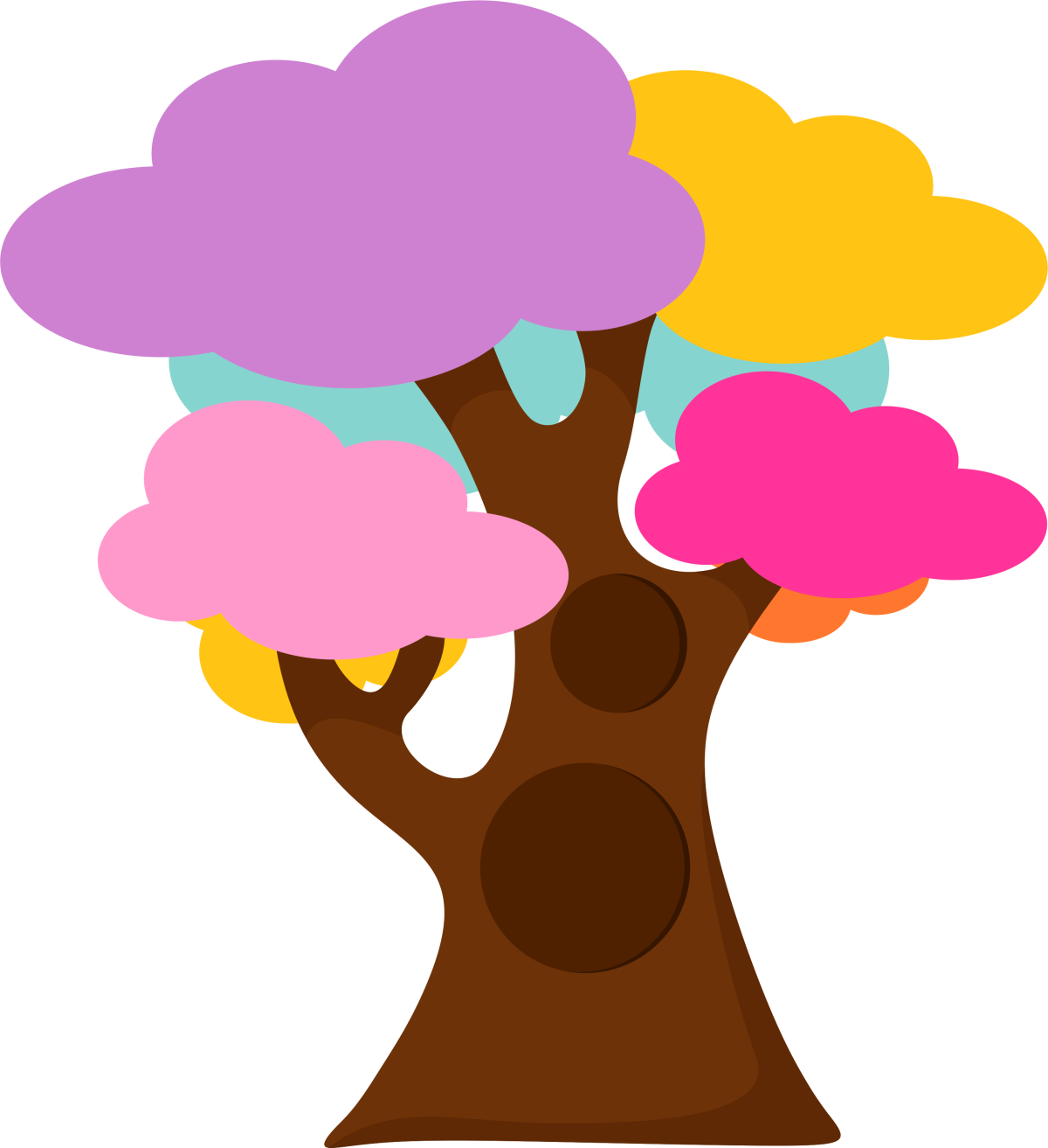 Мультяшные деревья