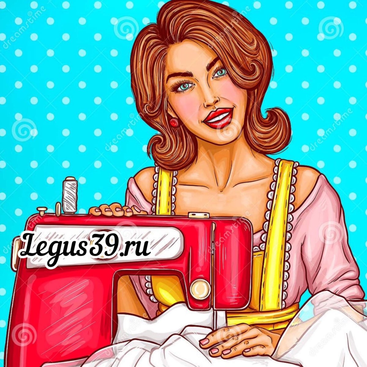 Швея иллюстрация