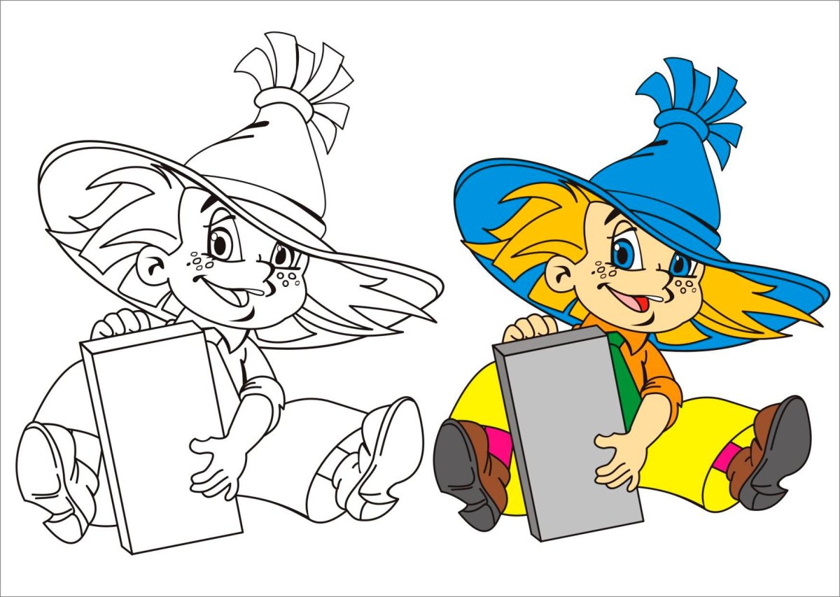 Литературные герои Незнайка