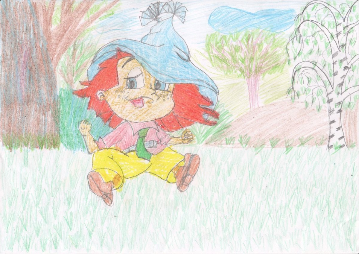 Портрет литературного героя Алиса в стране чудес