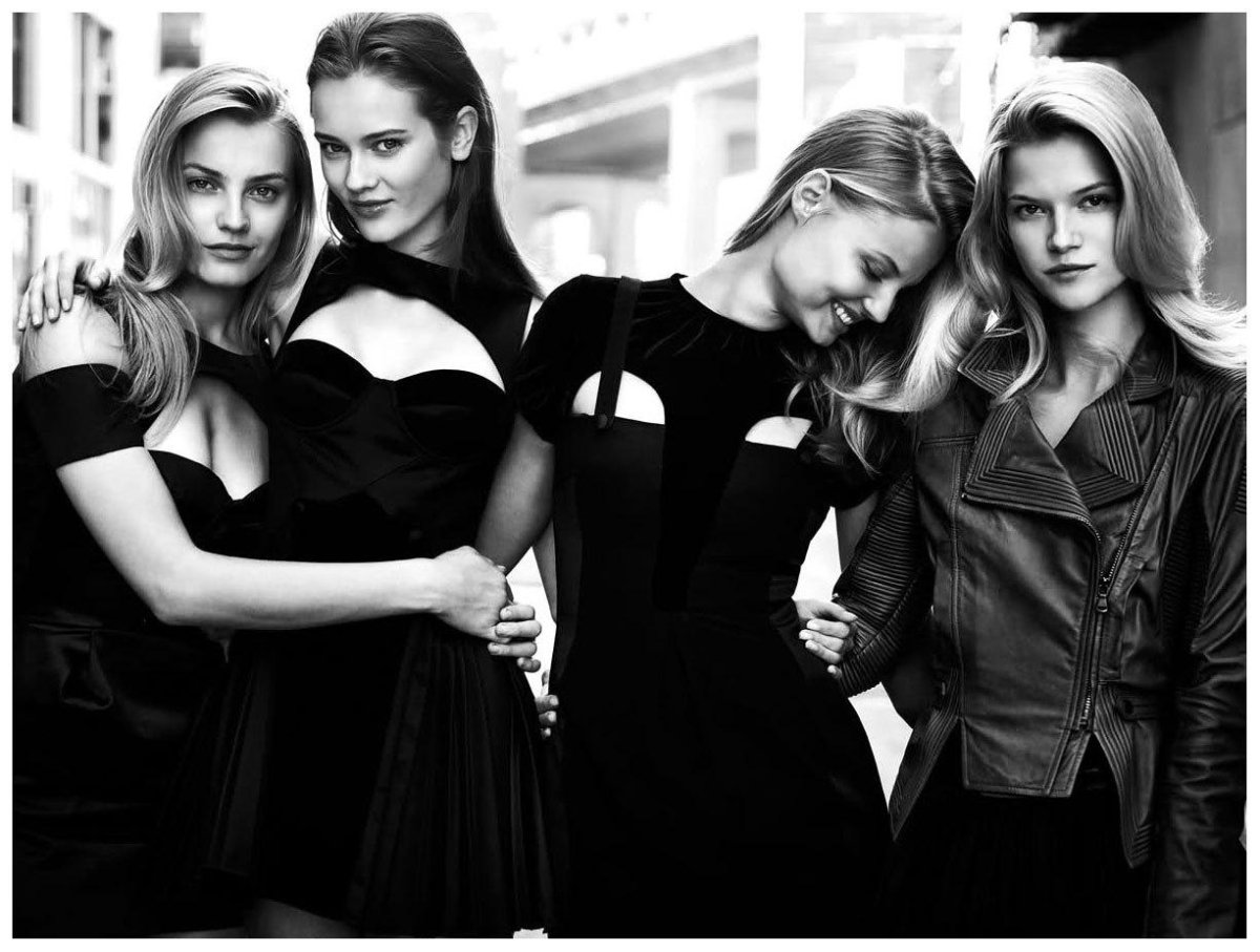 Групповые фотосессии моделей