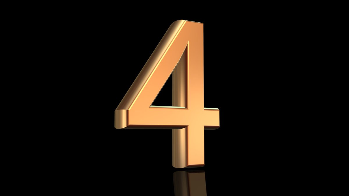 Цифра 4 картинка