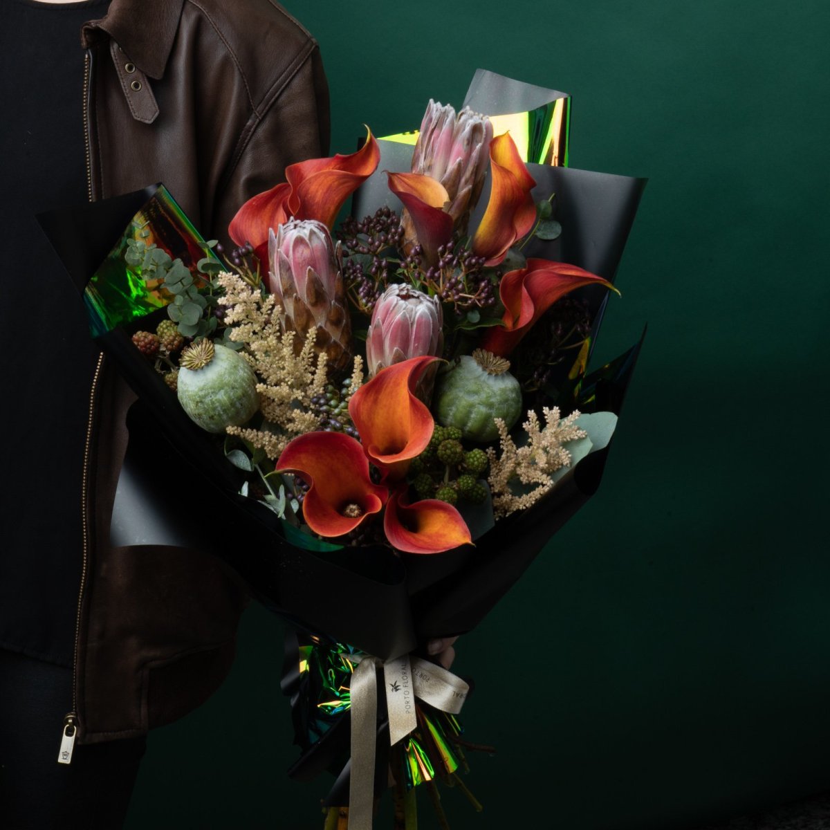 Букет в руках