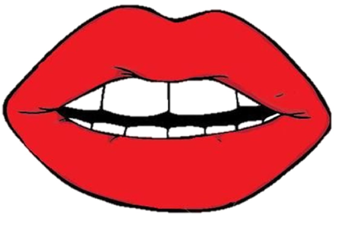 ЛД лёгкие рисунки губы