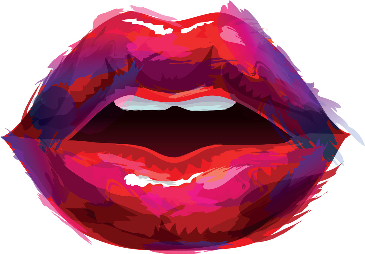 Губы поп арт