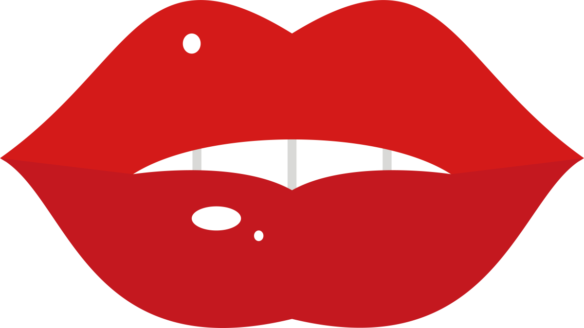 Губы трафарет