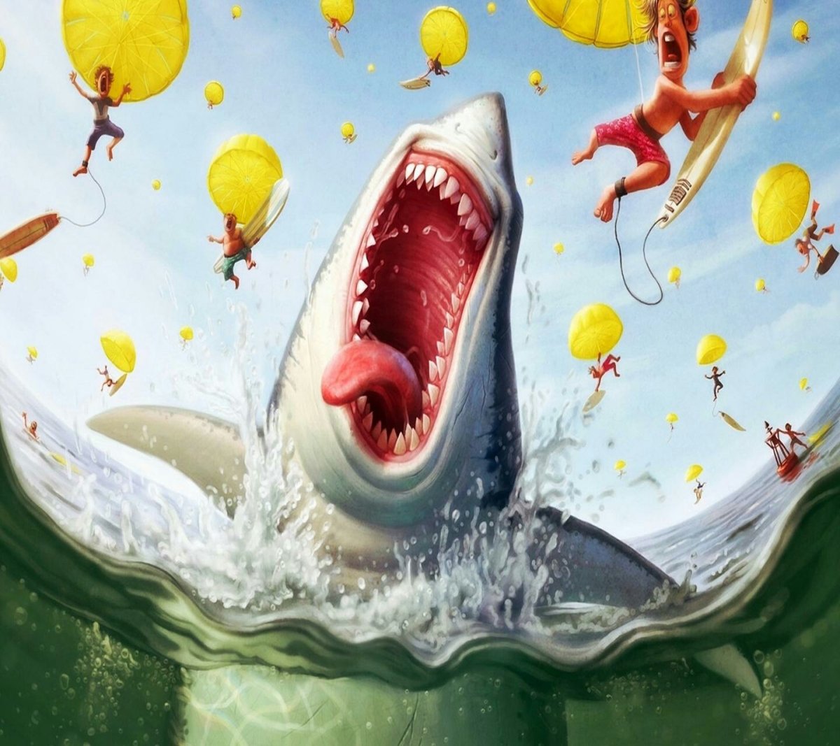 Акула прикол