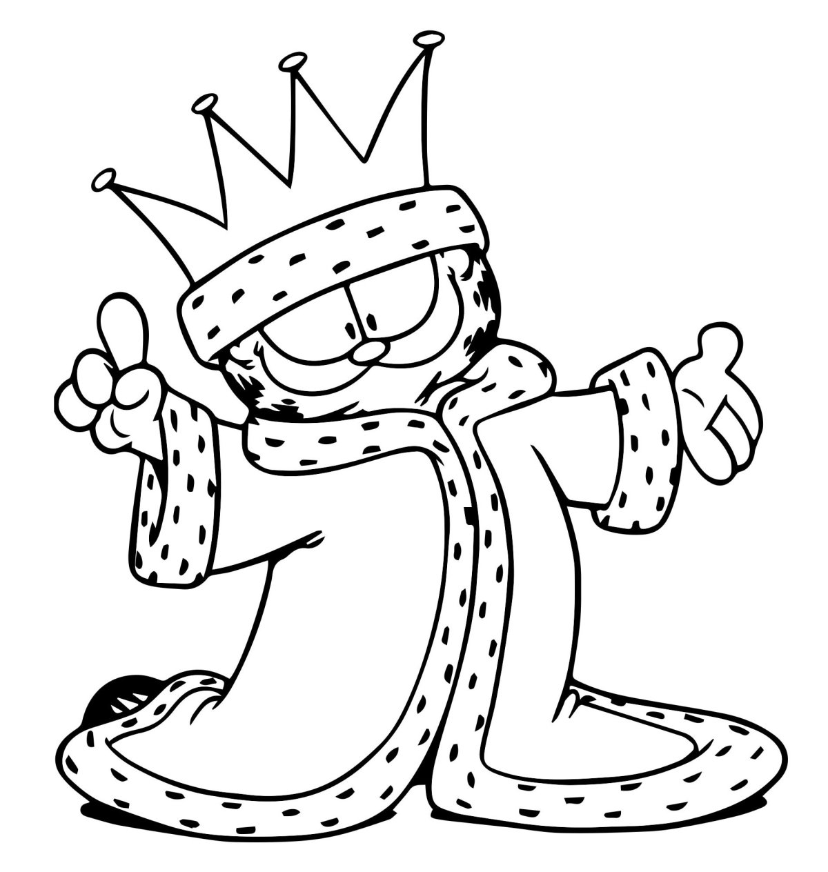 Раскраска обезьяна с бананом