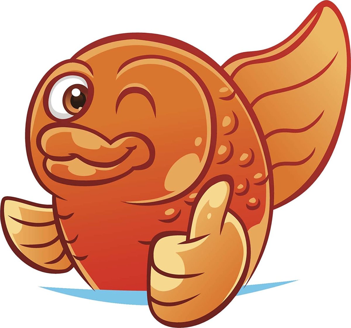 Довольная рыба