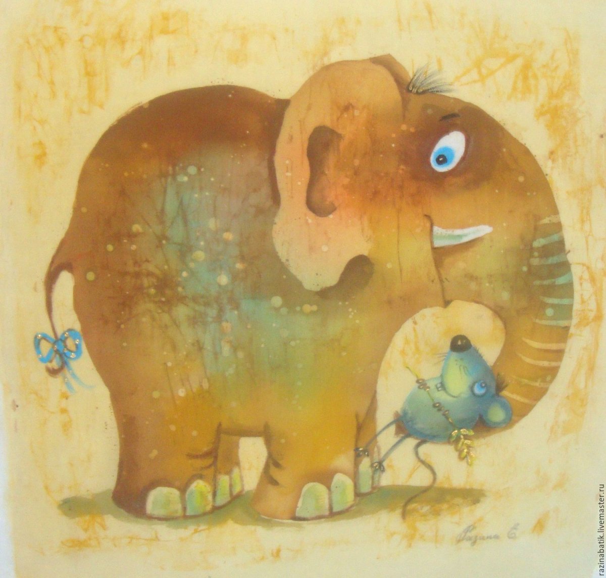 Слоник и мышонок