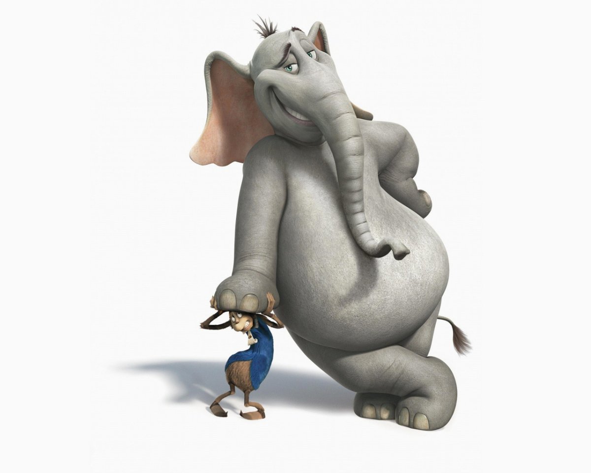 Мультик слон Хортон персонажи