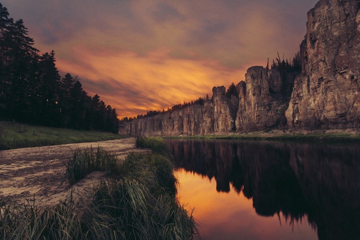 Саха-Якутия река Амга