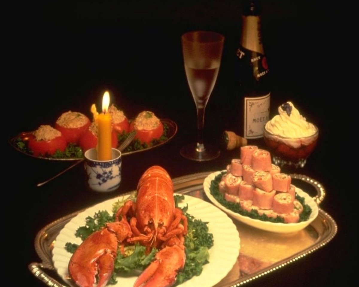 Открытки романтический ужин
