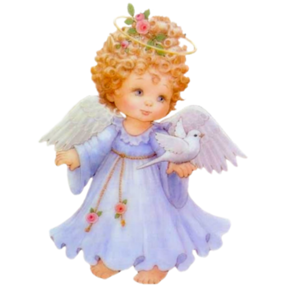 Ангелочки на прозрачном фоне