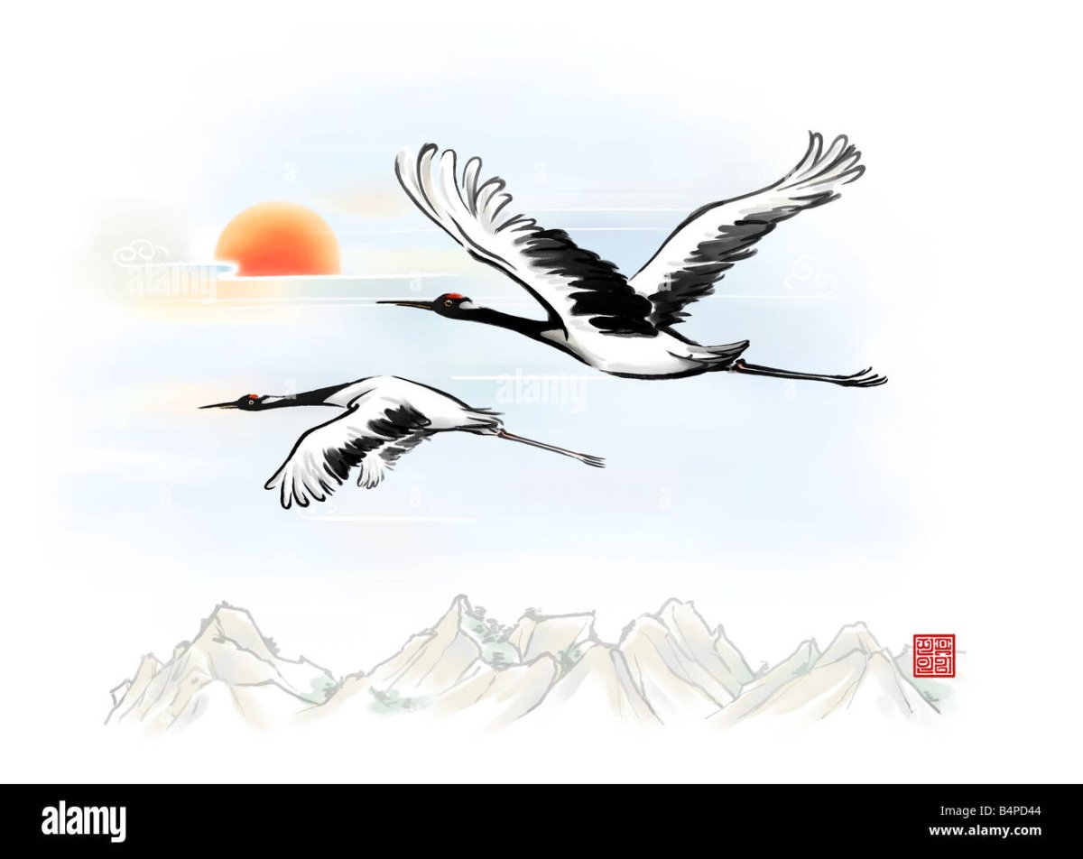 Журавль по небу символ