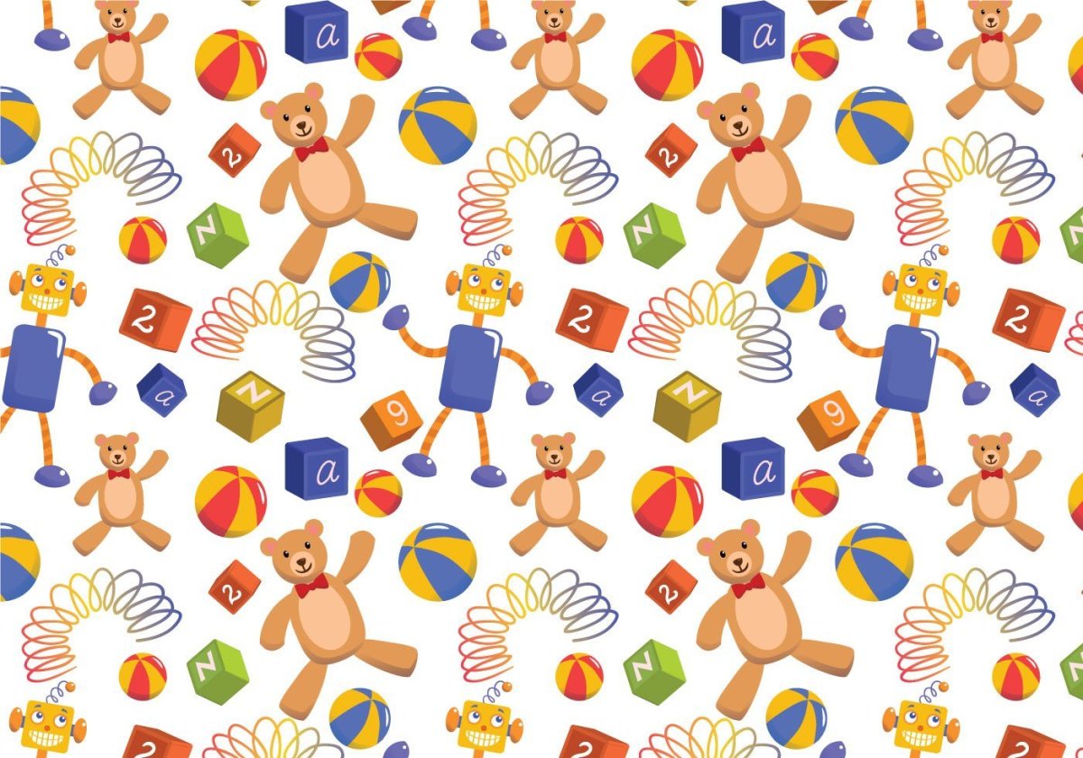 Бесшовные фоны - детские