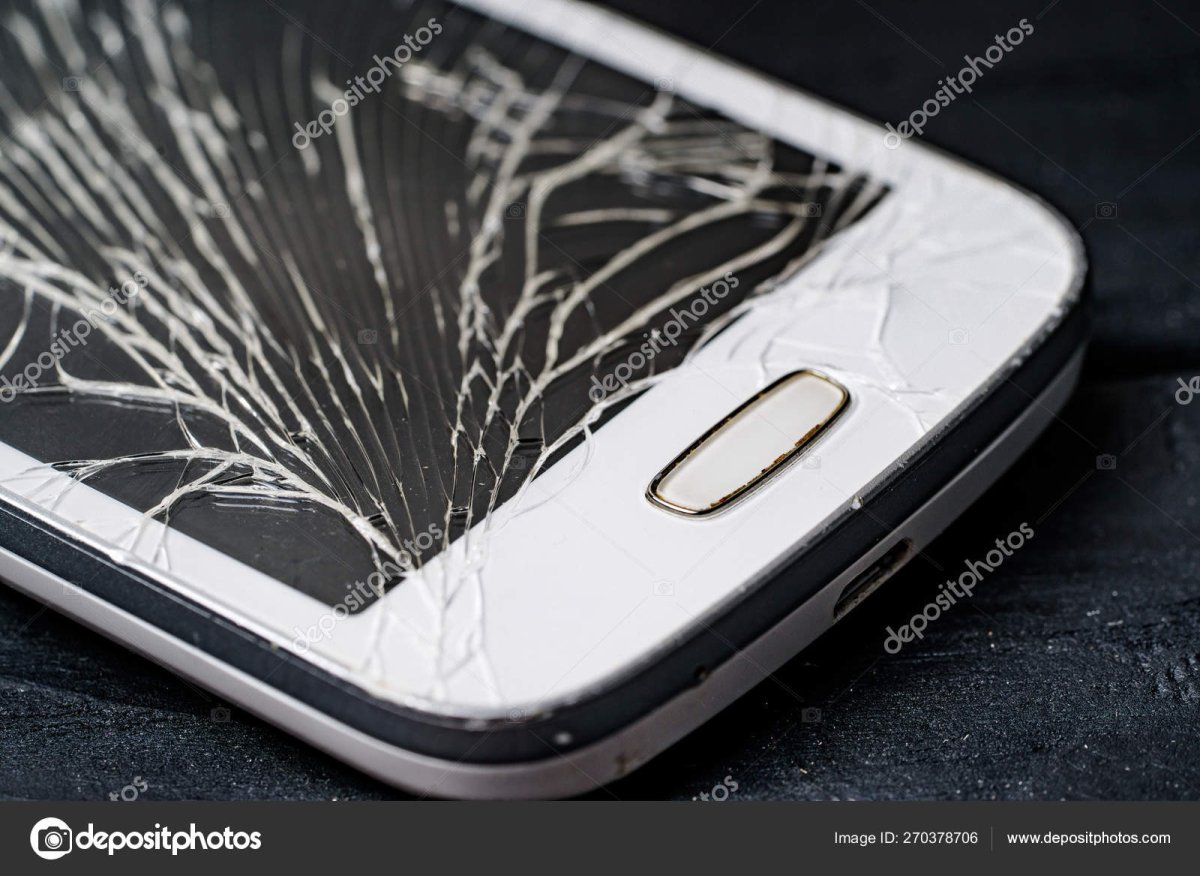 Разбитый экран телефона Эстетика