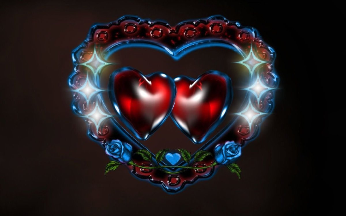 Очень красивое сердечко