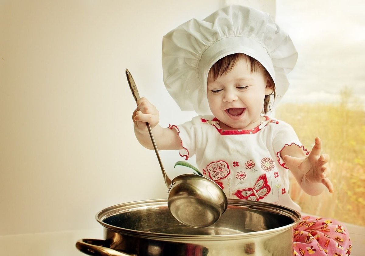 Фотосессия поварята на кухне