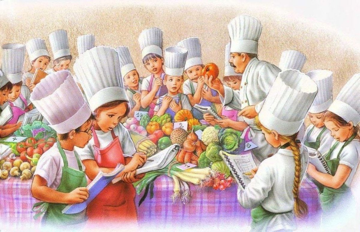 Кухня Веселые поварята детская