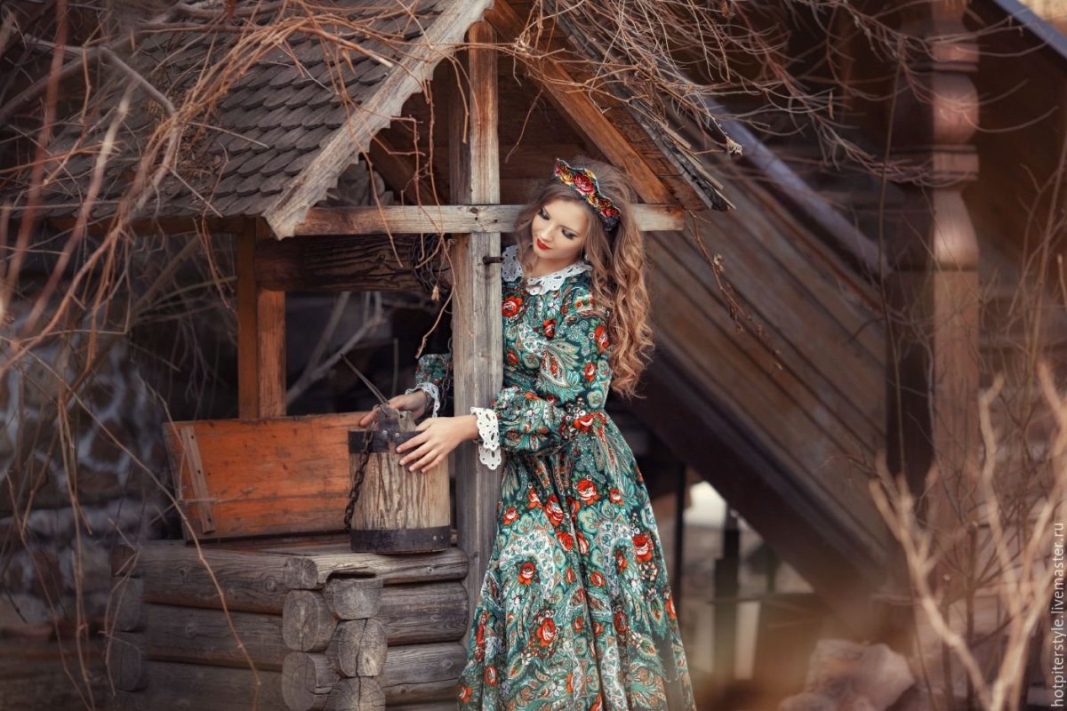 Фотосессия в деревенском стиле