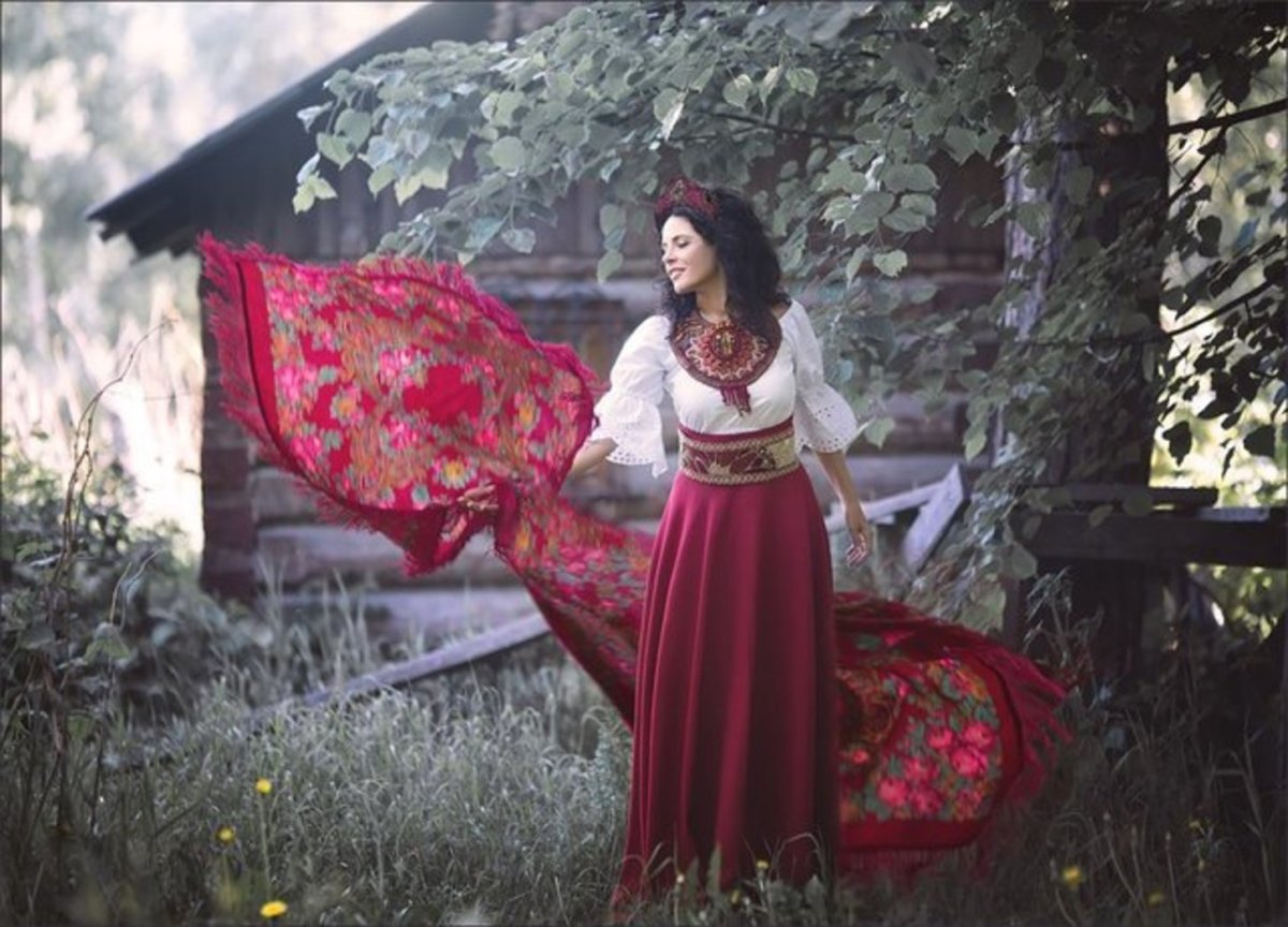 Фотосессия в фольклорном стиле