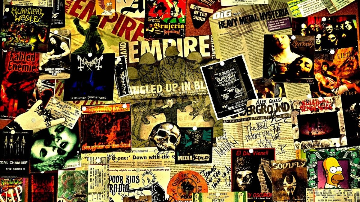 Рок плакаты на стену